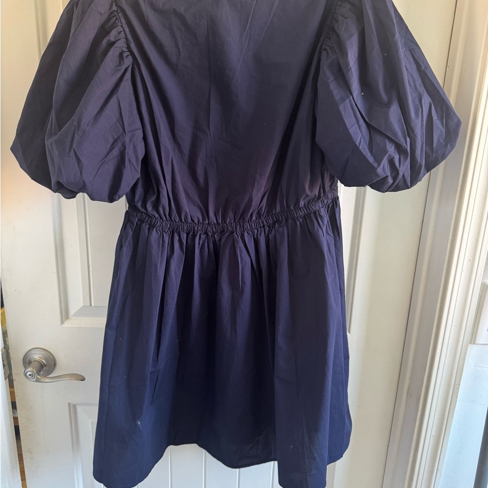 Beautiful woman dress GAP Dark Blue Cotton Dress - Picture 6 of 10